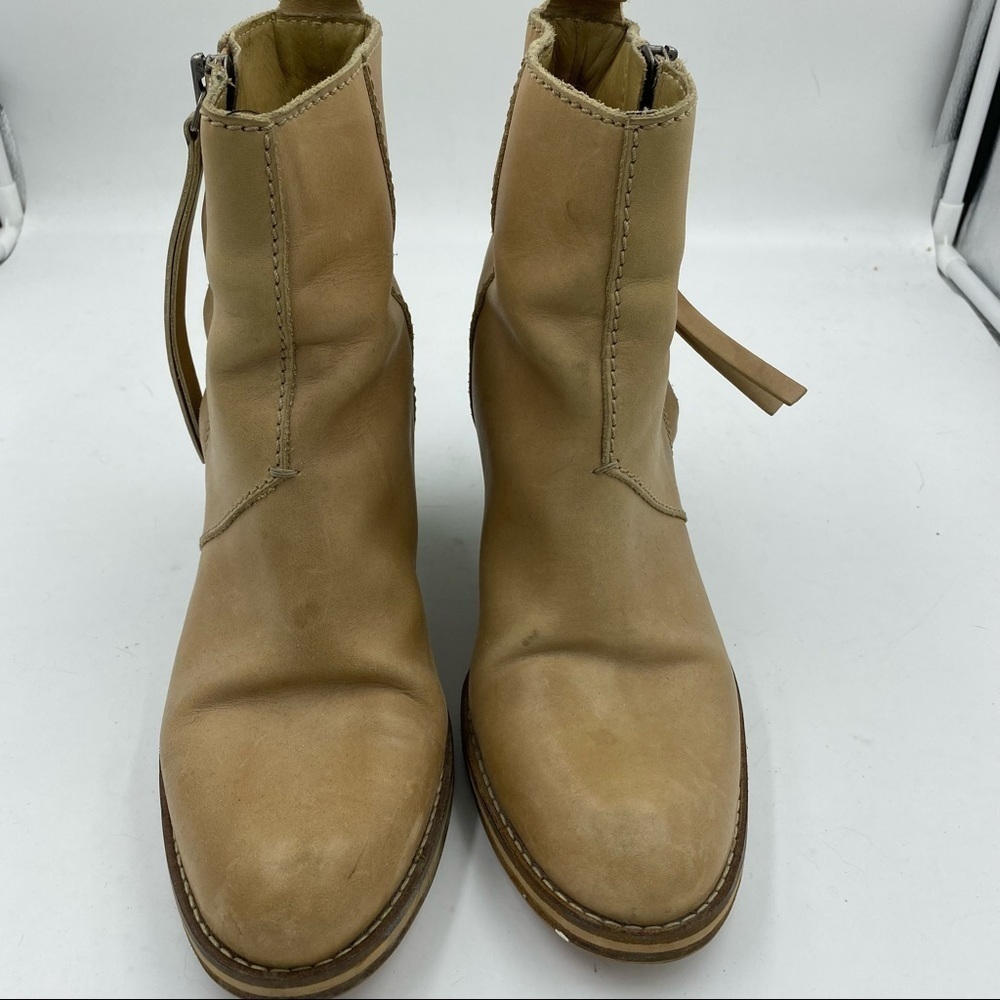 Acne Studios Pistol Ankle Boots Tan Women’s Size 39 Bohochic Western Cowgirl - Picture 7 of 11